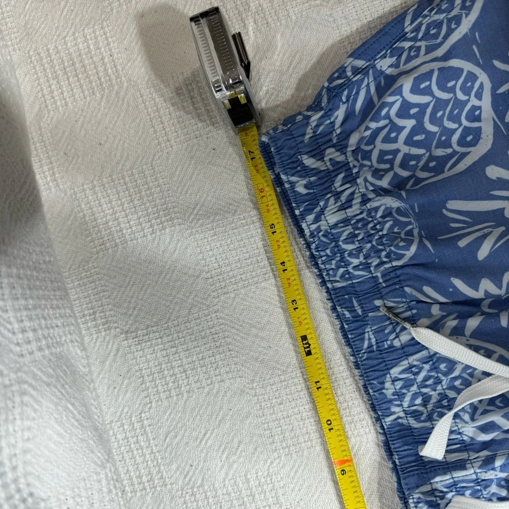 Chubbies Swim Trunks XXL Pineapples‎ Blue White Thigh Napples Mesh Lined